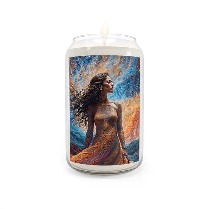 Cosmic Beauty Unfurling - Scented Candle - Home Decor - g(0D·IO) - Sea Breeze - 13.75oz -