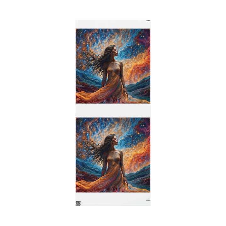 Cosmic Beauty Unfurling - Wrapping Paper - Home Decor - g(0D·IO) - 30'' x 72'' - Matte -