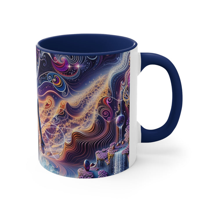 Cosmic Consciousness Awakening - Accent Coffee Mug - Mug - g(0D·IO) - Pink - 11oz -