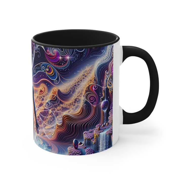 Cosmic Consciousness Awakening - Accent Coffee Mug - Mug - g(0D·IO) - Pink - 11oz -