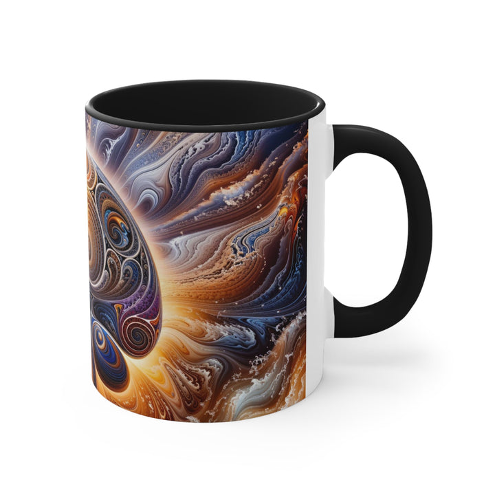 Cosmic Consciousness Awakening - Accent Coffee Mug - Mug - g(0D·IO) - Pink - 11oz -