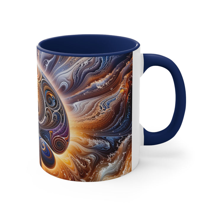 Cosmic Consciousness Awakening - Accent Coffee Mug - Mug - g(0D·IO) - Pink - 11oz -