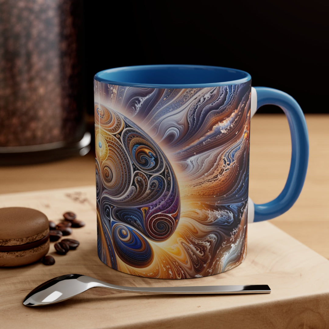 Cosmic Consciousness Awakening - Accent Coffee Mug - Mug - g(0D·IO) - Pink - 11oz -