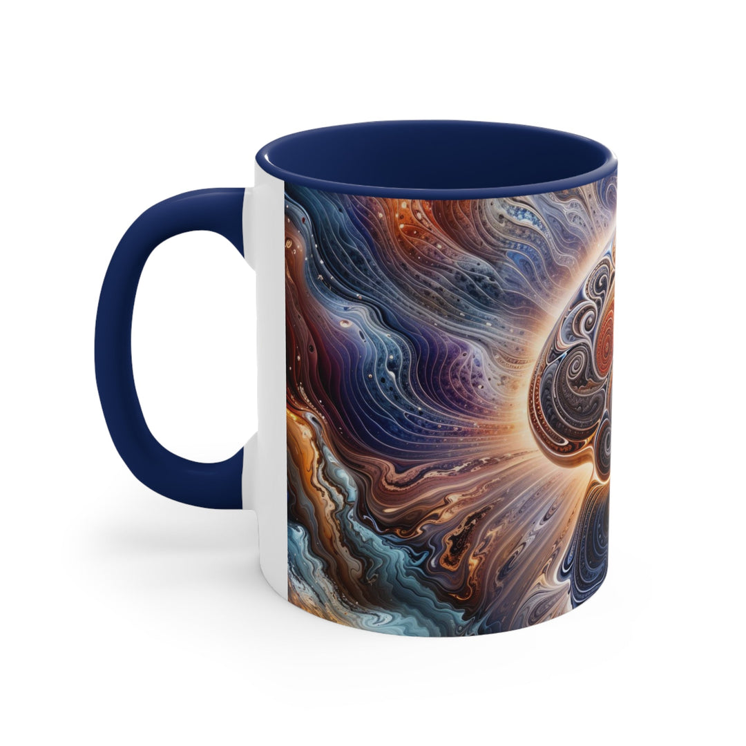 Cosmic Consciousness Awakening - Accent Coffee Mug - Mug - g(0D·IO) - Pink - 11oz -