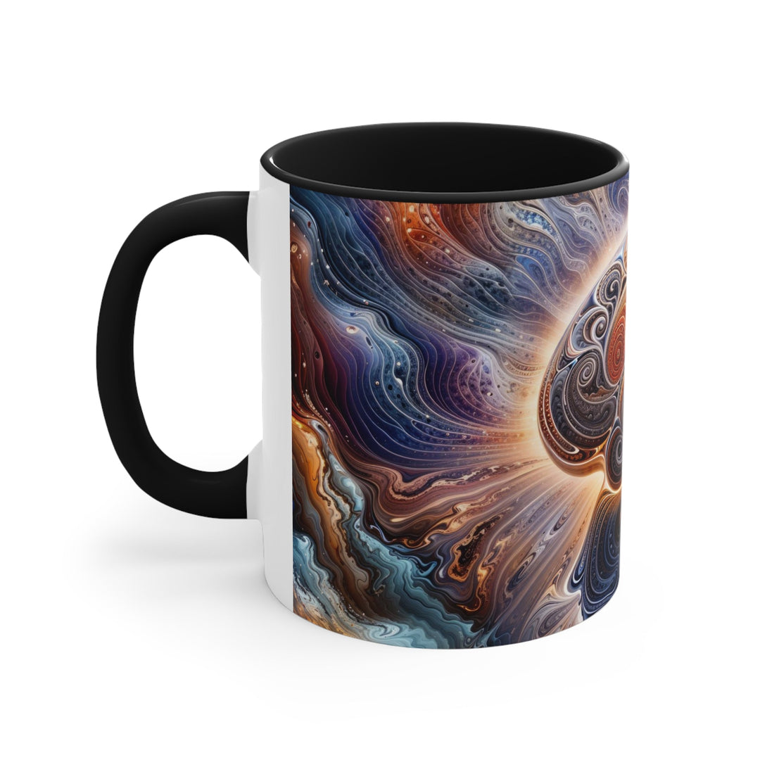 Cosmic Consciousness Awakening - Accent Coffee Mug - Mug - g(0D·IO) - Pink - 11oz -