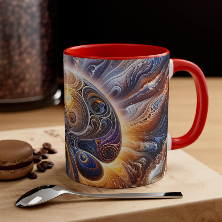 Cosmic Consciousness Awakening - Accent Coffee Mug - Mug - g(0D·IO) - Pink - 11oz -