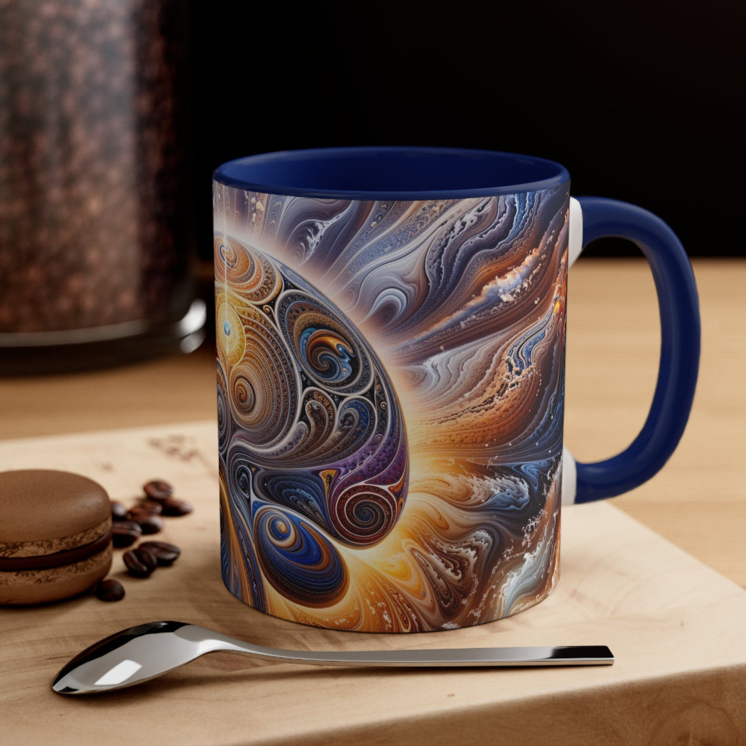 Cosmic Consciousness Awakening - Accent Coffee Mug - Mug - g(0D·IO) - Pink - 11oz -