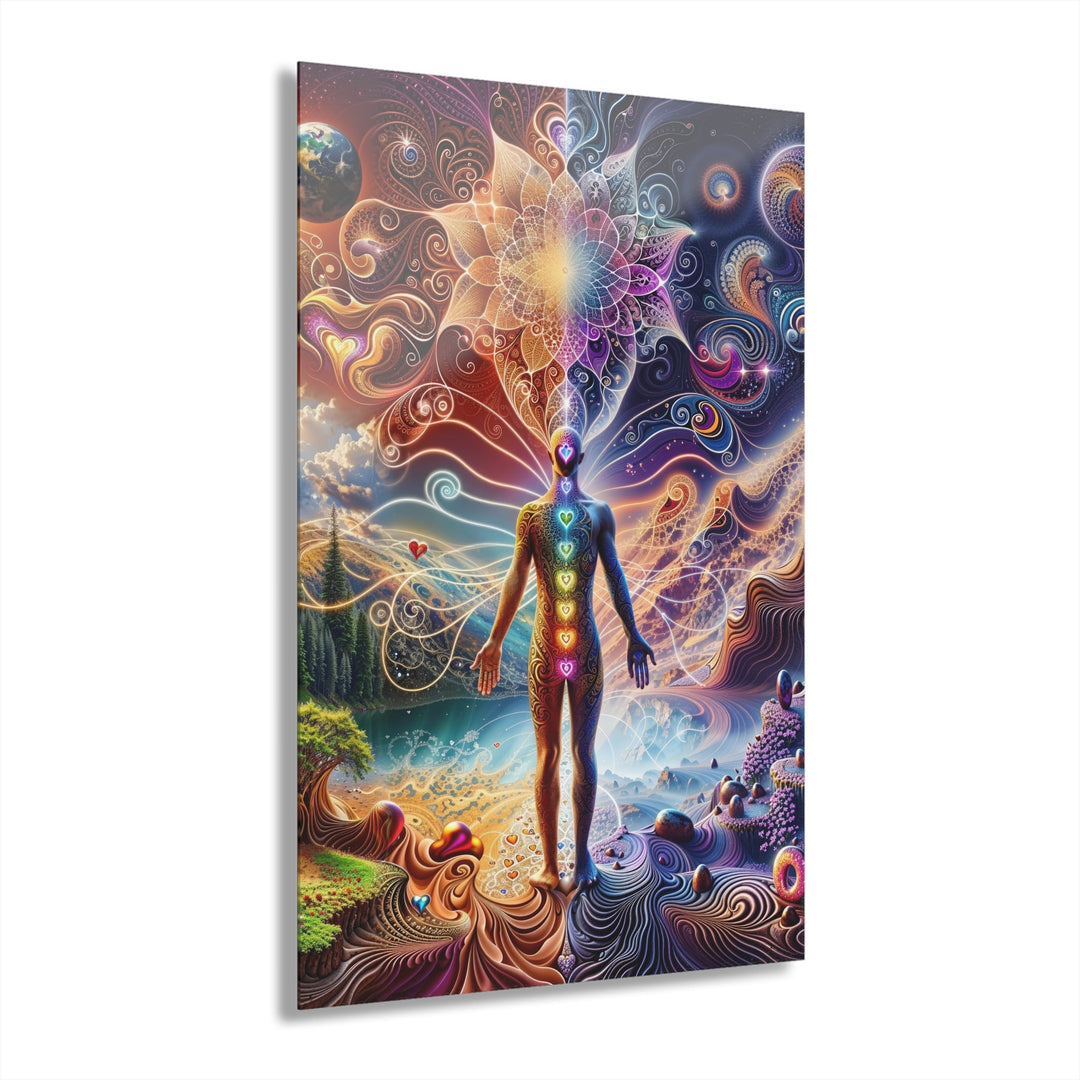Cosmic Consciousness Awakening - Acrylic Prints (French Cleat Hanging) - Home Decor - g(0D·IO) - 24" x 36" (Vertical) - 0.25'' -