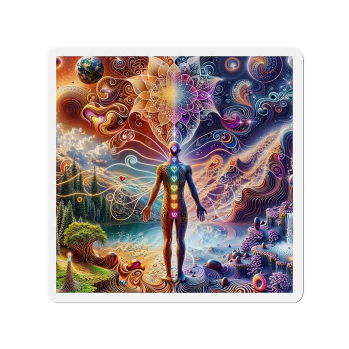 Cosmic Consciousness Awakening - Die-cut Magnet - Home Decor - g(0D·IO) - 2" x 2" - Die-Cut - 1 pc