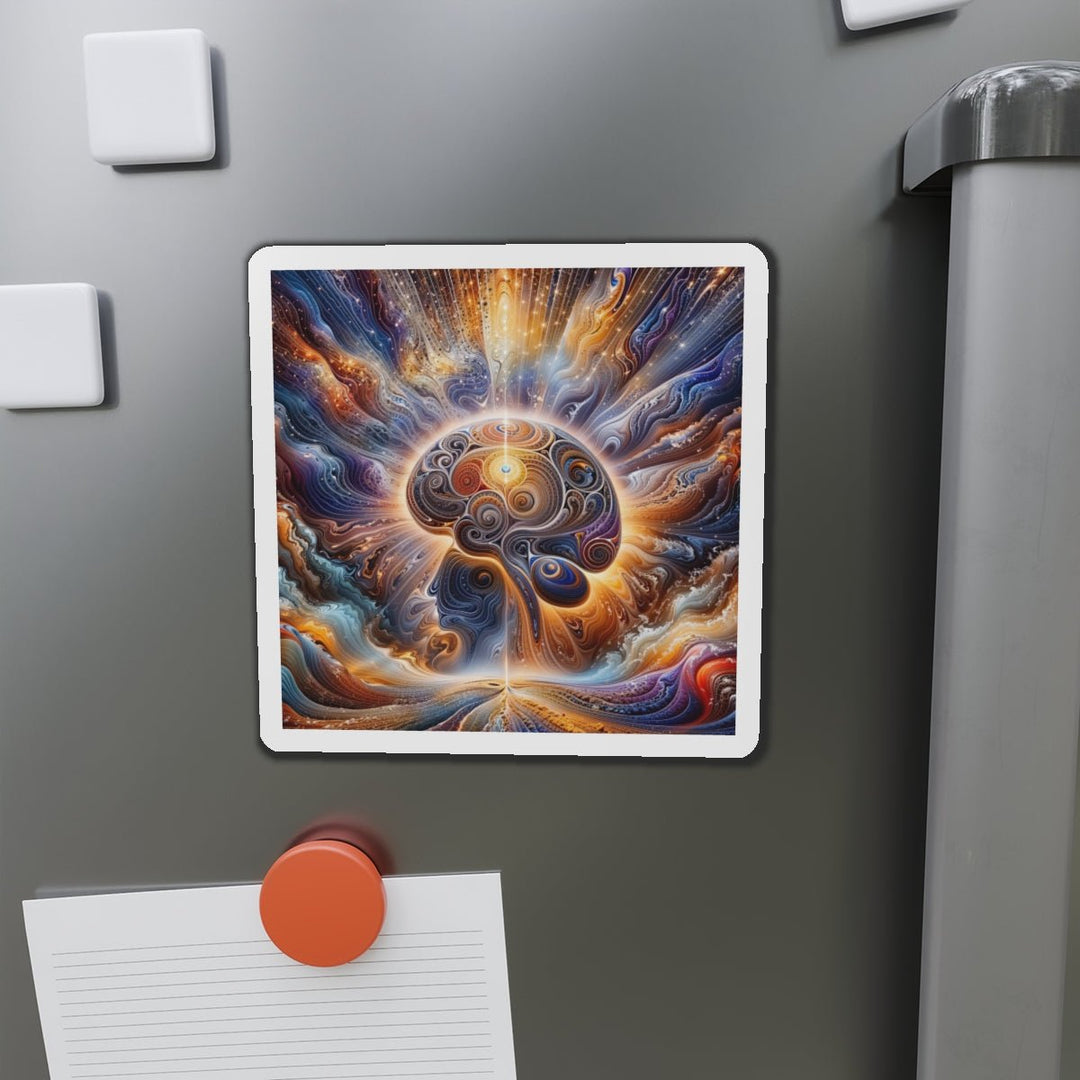 Cosmic Consciousness Awakening - Die-cut Magnet - Home Decor - g(0D·IO) - 6 × 6" - Die-Cut - 1 pc