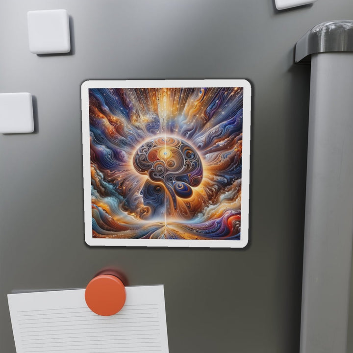 Cosmic Consciousness Awakening - Die-cut Magnet - Home Decor - g(0D·IO) - 6 × 6" - Die-Cut - 1 pc