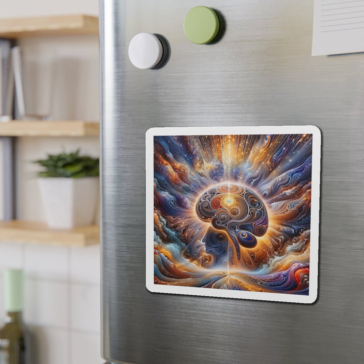 Cosmic Consciousness Awakening - Die-cut Magnet - Home Decor - g(0D·IO) - 6 × 6" - Die-Cut - 1 pc