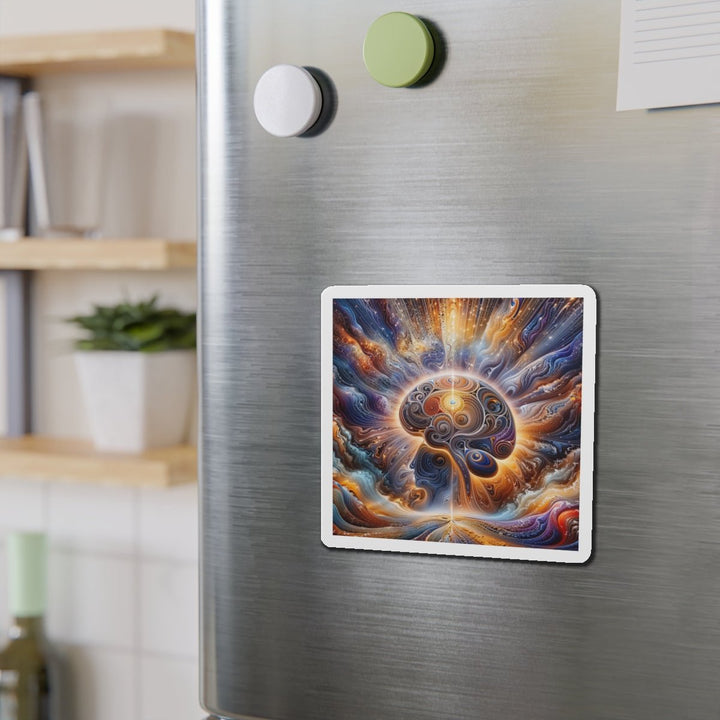Cosmic Consciousness Awakening - Die-cut Magnet - Home Decor - g(0D·IO) - 6 × 6" - Die-Cut - 1 pc