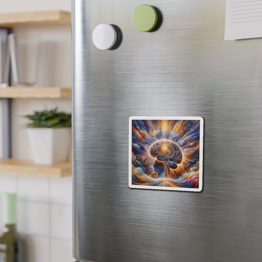 Cosmic Consciousness Awakening - Die-cut Magnet - Home Decor - g(0D·IO) - 6 × 6" - Die-Cut - 1 pc