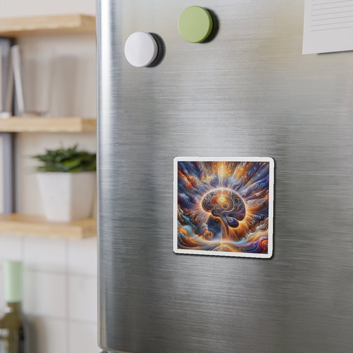 Cosmic Consciousness Awakening - Die-cut Magnet - Home Decor - g(0D·IO) - 6 × 6" - Die-Cut - 1 pc