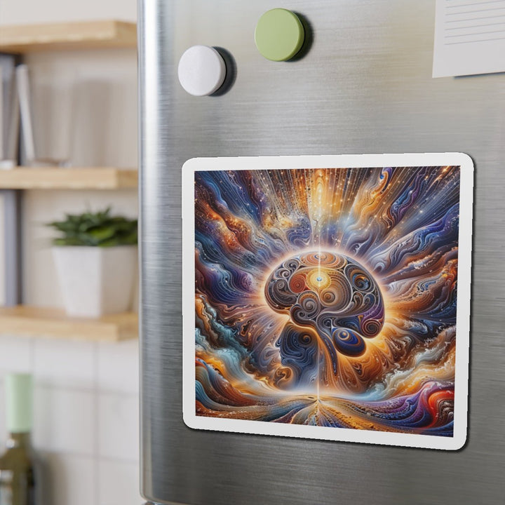 Cosmic Consciousness Awakening - Die-cut Magnet - Home Decor - g(0D·IO) - 6 × 6" - Die-Cut - 1 pc