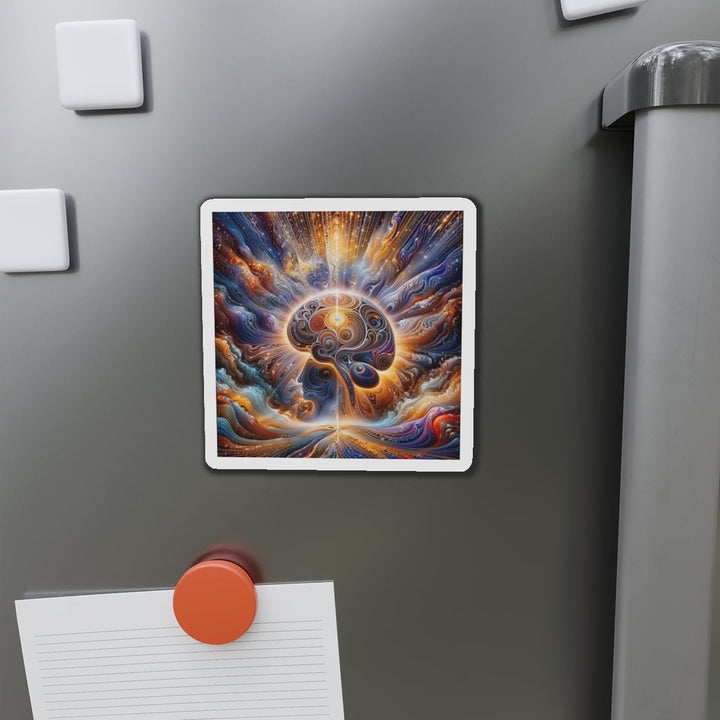Cosmic Consciousness Awakening - Die-cut Magnet - Home Decor - g(0D·IO) - 6 × 6" - Die-Cut - 1 pc