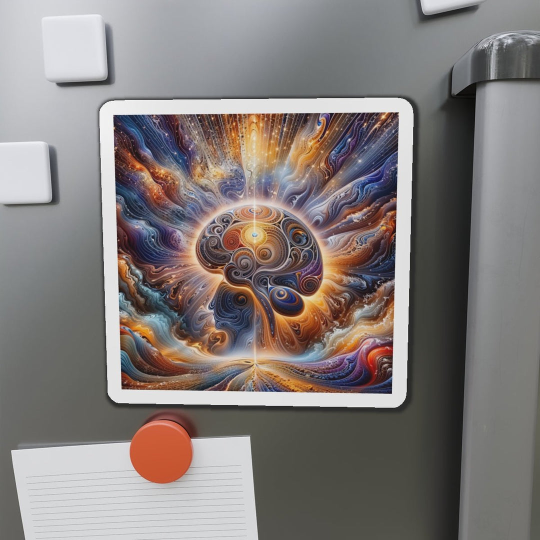 Cosmic Consciousness Awakening - Die-cut Magnet - Home Decor - g(0D·IO) - 6 × 6" - Die-Cut - 1 pc