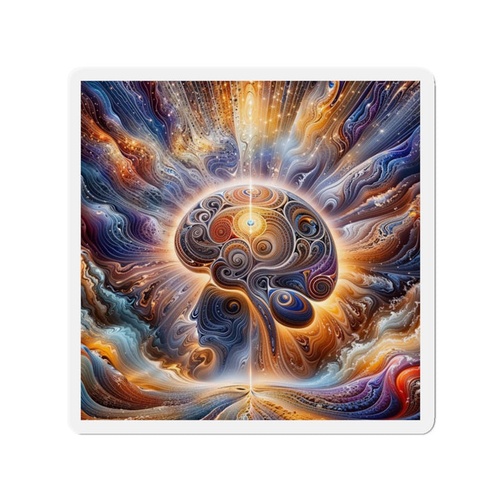 Cosmic Consciousness Awakening - Die-cut Magnet - Home Decor - g(0D·IO) - 3" x 3" - Die-Cut - 1 pc