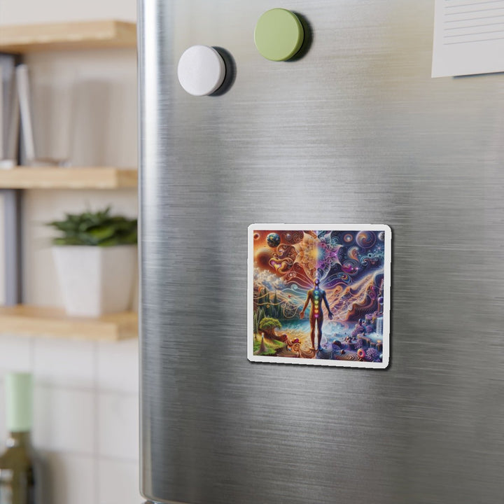 Cosmic Consciousness Awakening - Die-cut Magnet - Home Decor - g(0D·IO) - 6 × 6" - Die-Cut - 1 pc