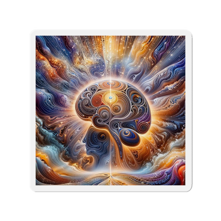 Cosmic Consciousness Awakening - Die-cut Magnet - Home Decor - g(0D·IO) - 2" x 2" - Die-Cut - 1 pc