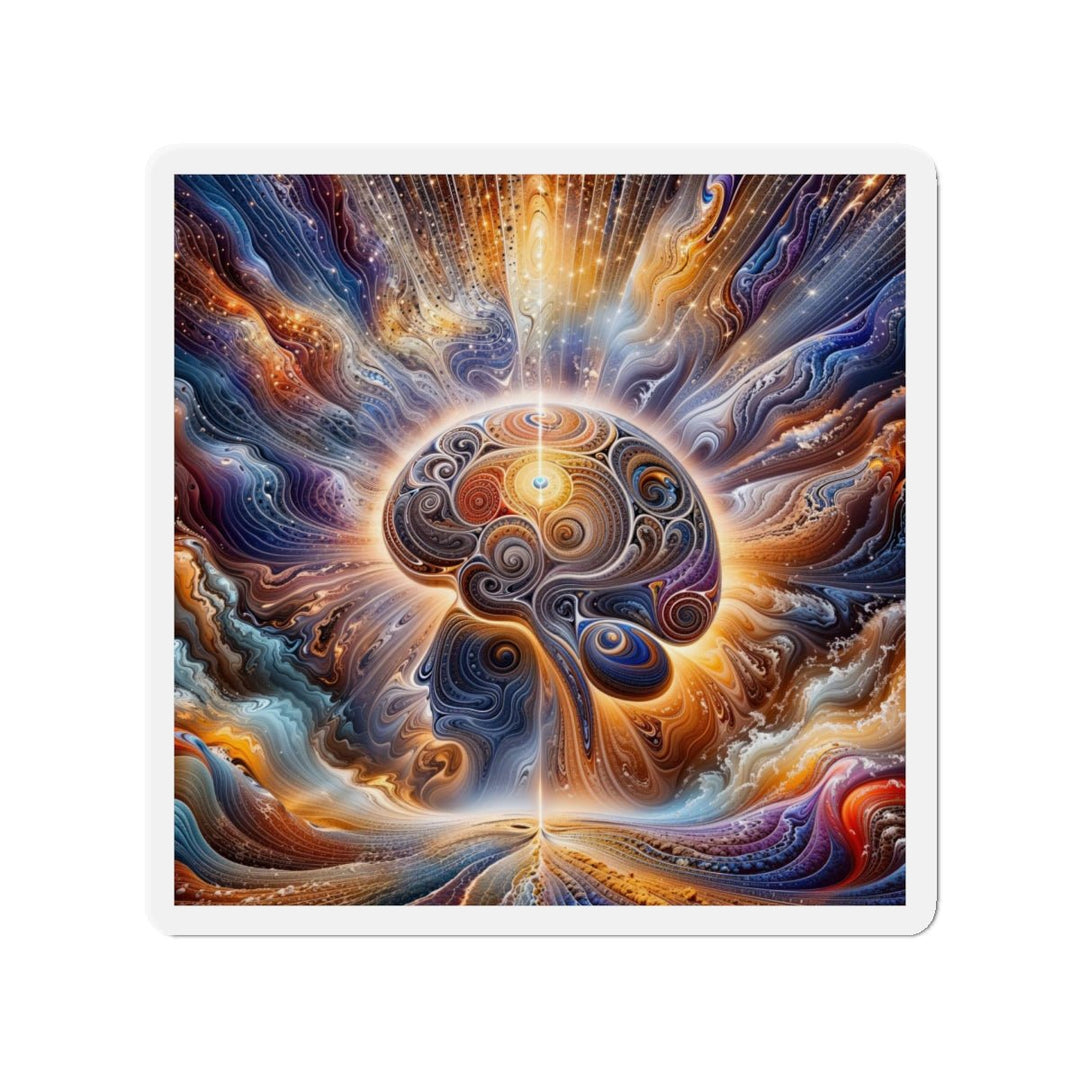 Cosmic Consciousness Awakening - Die-cut Magnet - Home Decor - g(0D·IO) - 5" x 5" - Die-Cut - 1 pc
