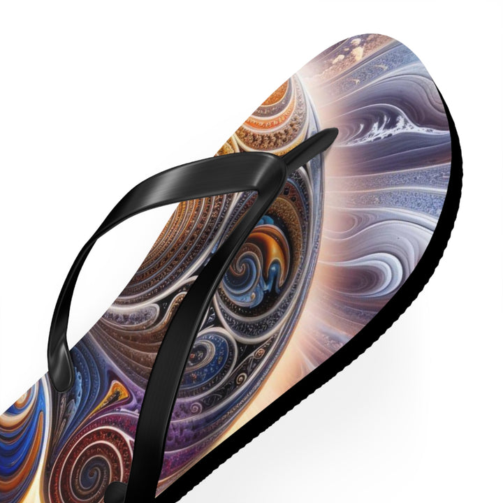 Cosmic Consciousness Awakening - Flip Flops - Shoes - g(0D·IO) - XL - Black sole -