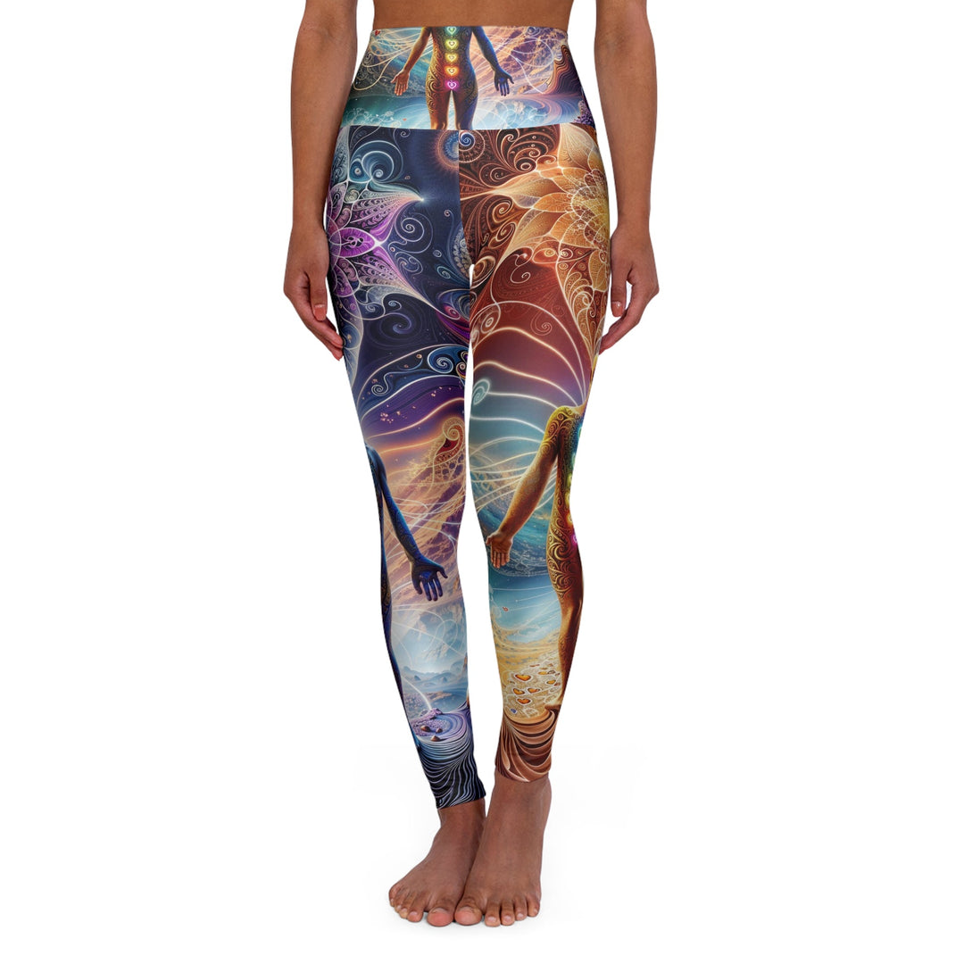 Cosmic Consciousness Awakening - High Waisted AOP Yoga Leggings - All Over Prints - g(0D·IO) - XS - -