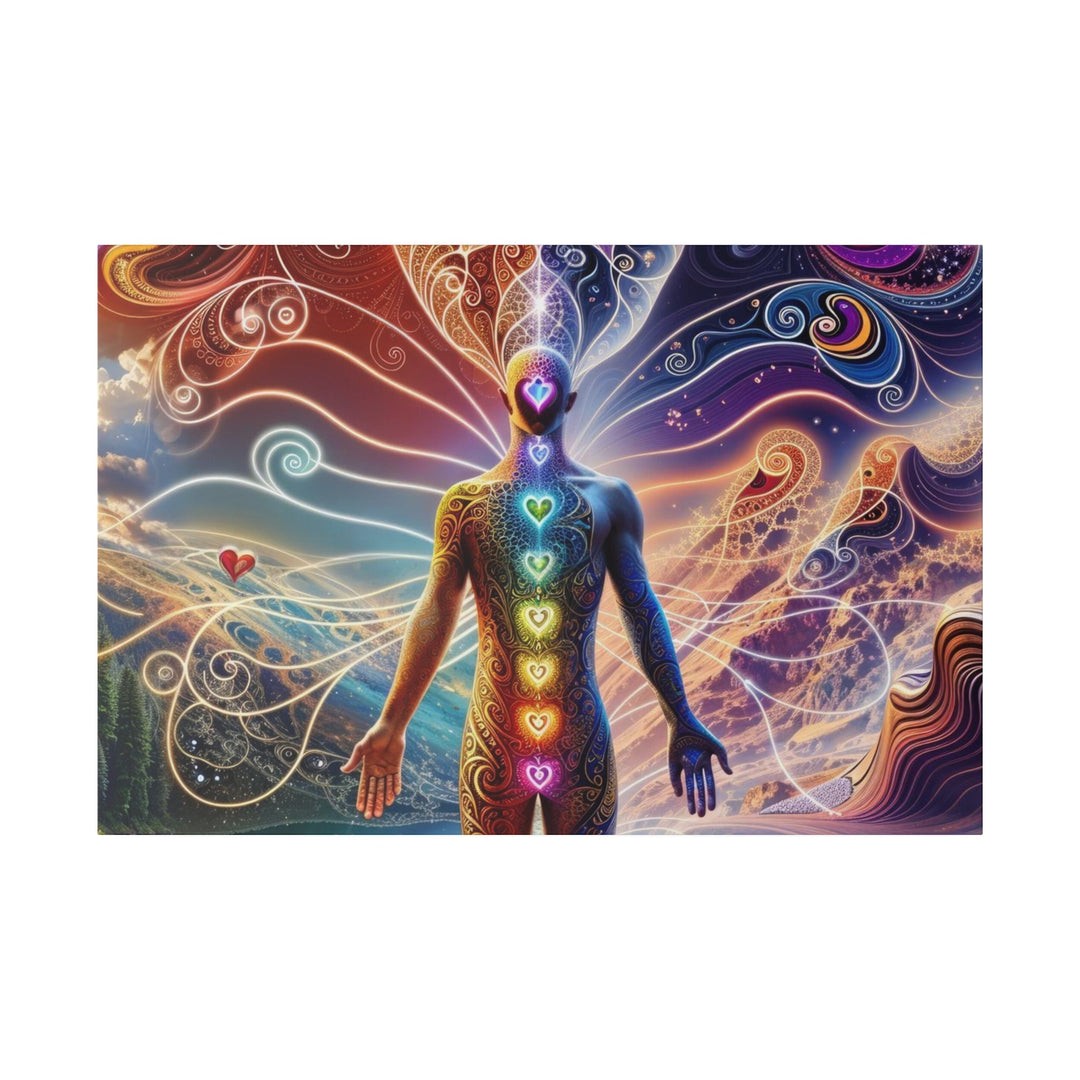 Cosmic Consciousness Awakening - Matte Canvas - Canvas - g(0D·IO) - 48″ x 32″ (Horizontal) - 0.75'' -