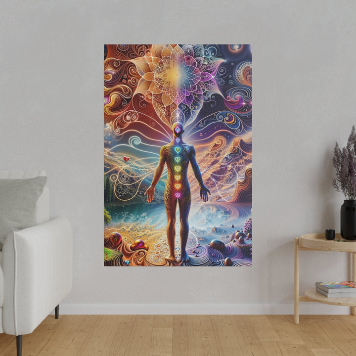 Cosmic Consciousness Awakening - Matte Canvas - Canvas - g(0D·IO) - 32" x 32" (Square) - 0.75'' -