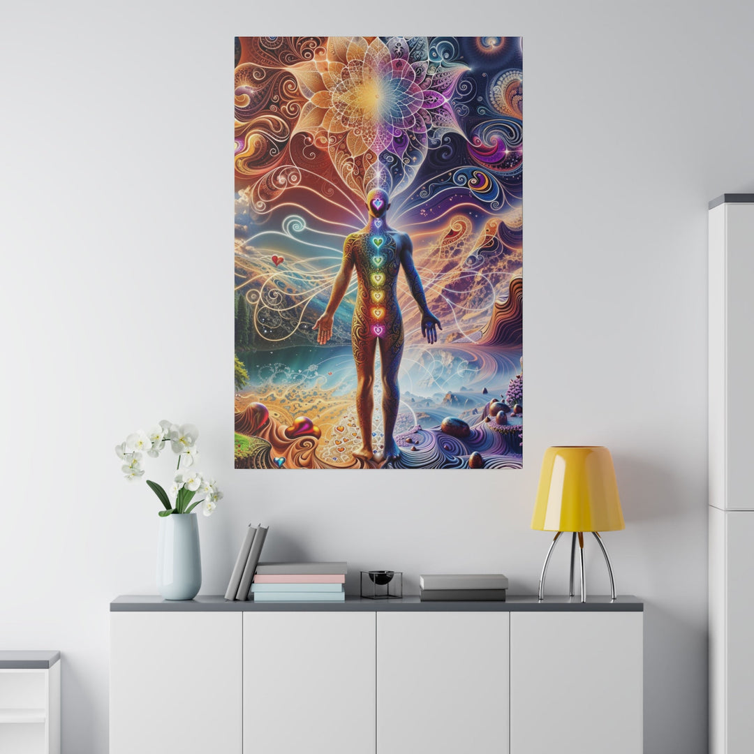 Cosmic Consciousness Awakening - Matte Canvas - Canvas - g(0D·IO) - 32" x 32" (Square) - 0.75'' -