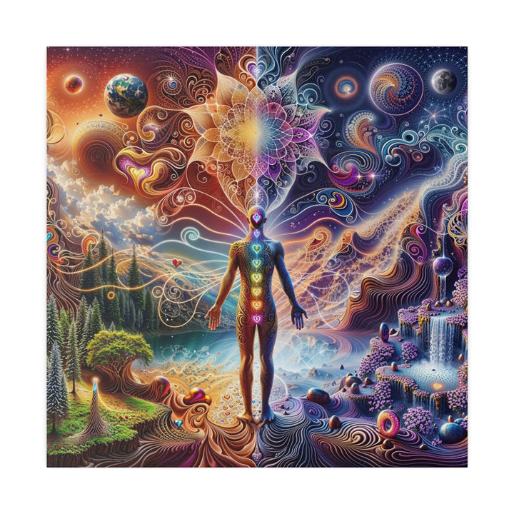 Cosmic Consciousness Awakening - Matte Canvas - Canvas - g(0D·IO) - 32" x 32" (Square) - 0.75'' -