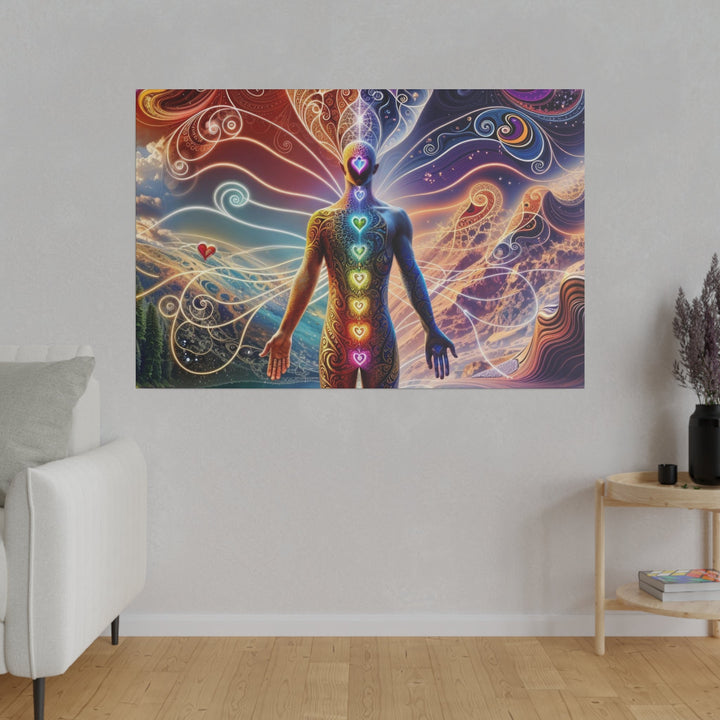 Cosmic Consciousness Awakening - Matte Canvas - Canvas - g(0D·IO) - 32" x 32" (Square) - 0.75'' -