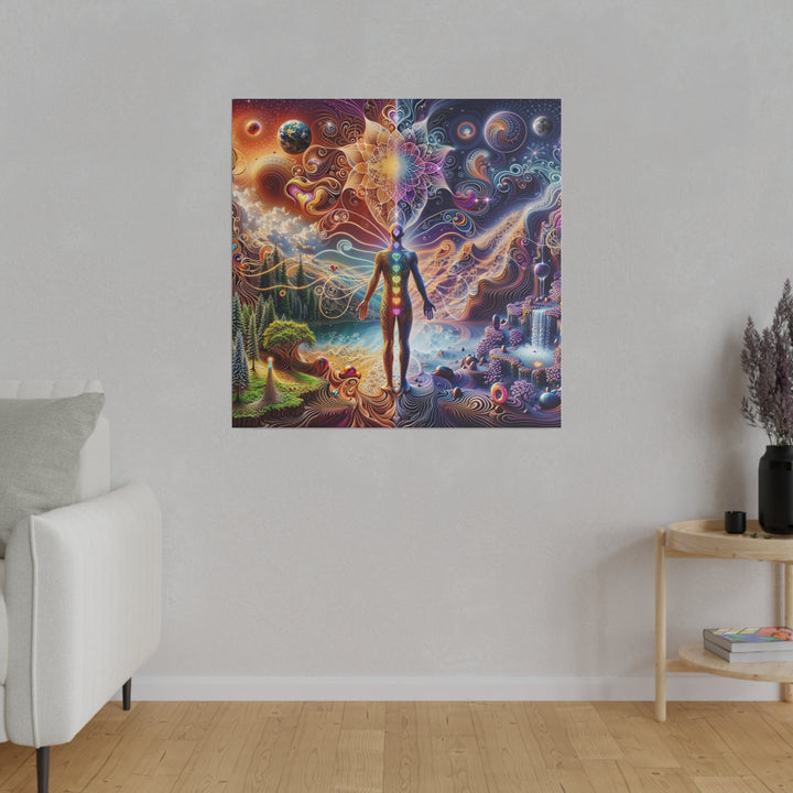 Cosmic Consciousness Awakening - Matte Canvas - Canvas - g(0D·IO) - 32" x 32" (Square) - 0.75'' -