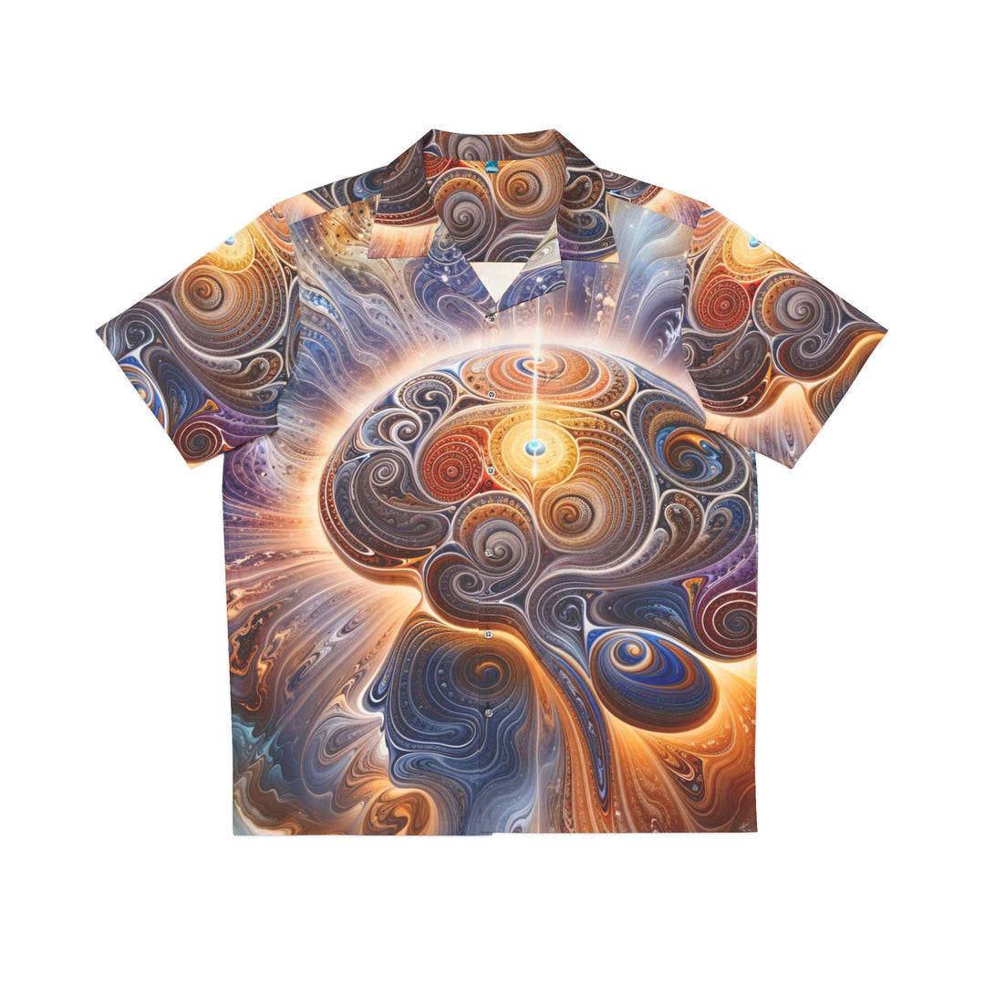 Cosmic Consciousness Awakening - Men's Hawaiian Shirt - All Over Prints - g(0D·IO) - S - White -