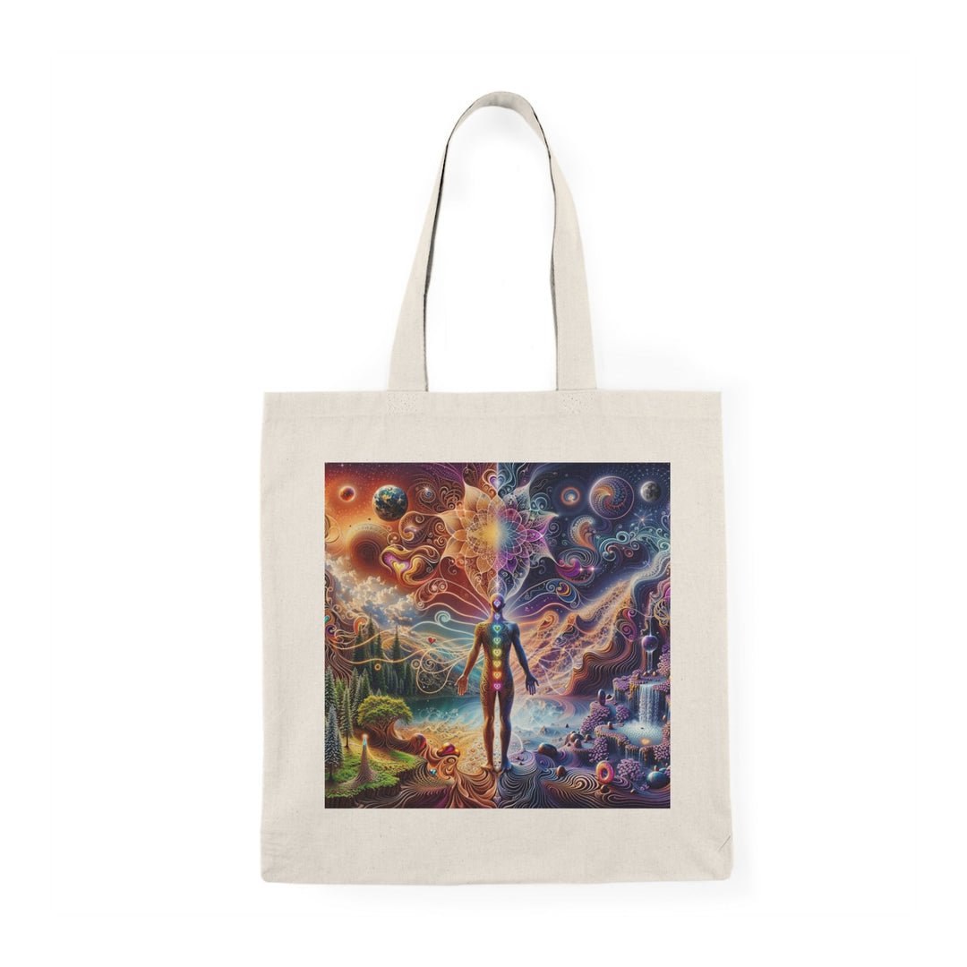 Cosmic Consciousness Awakening - Natural Tote Bag - Bags - g(0D·IO) - 15" x 16" - Natural -