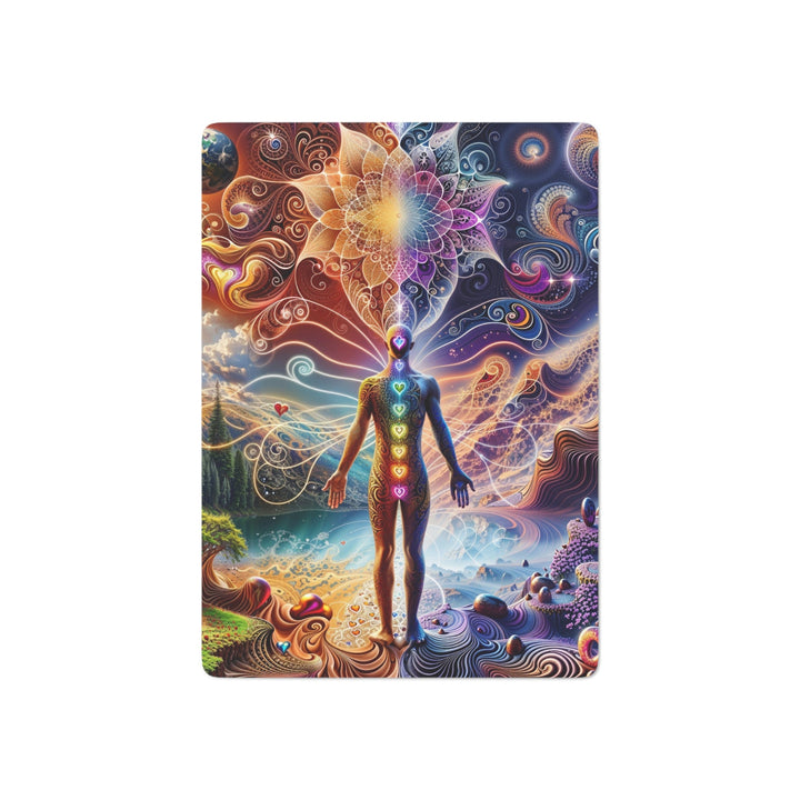 Cosmic Consciousness Awakening - Poker Cards - Paper products - g(0D·IO) - 2.47" x 3.47" - White - Semi Glossy