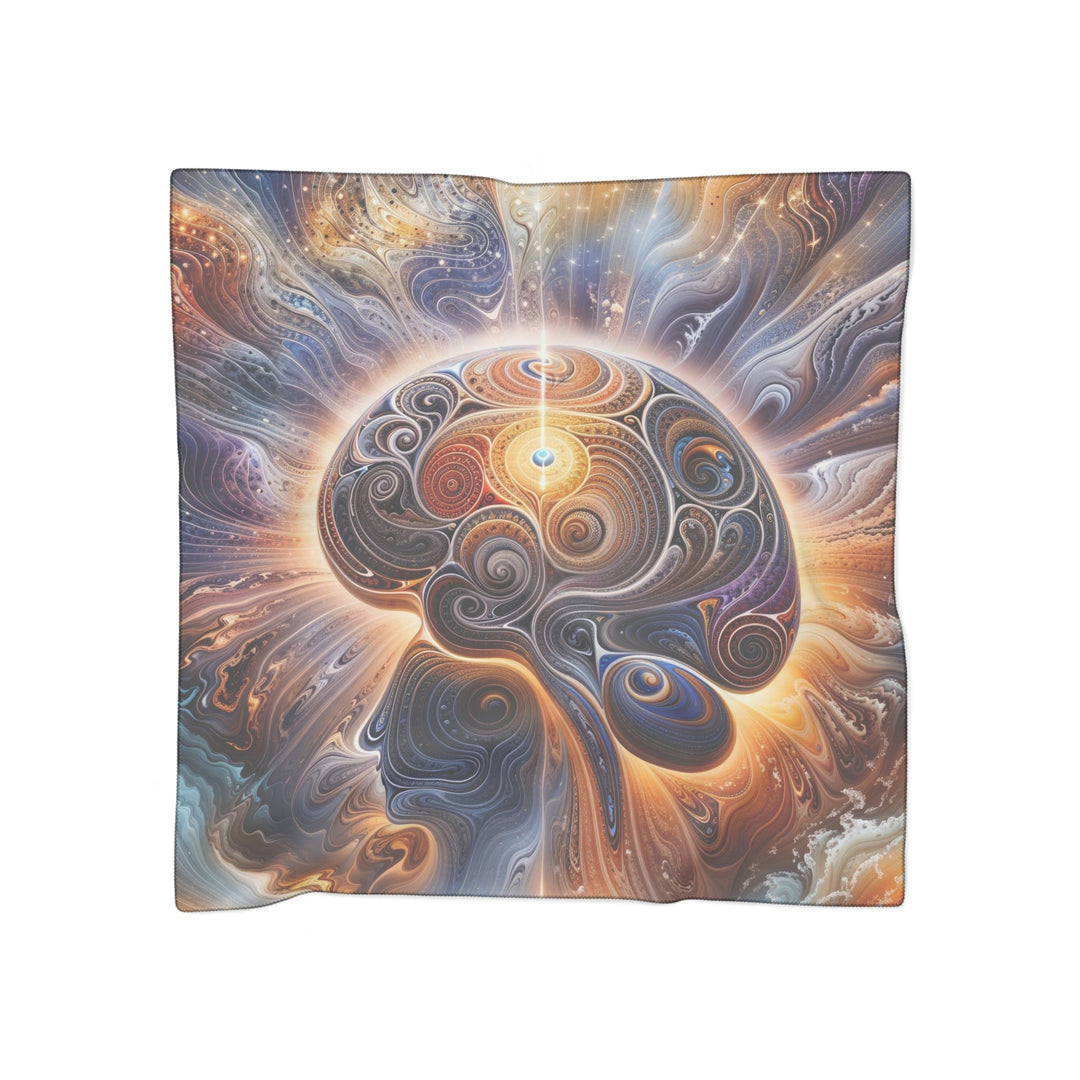 Cosmic Consciousness Awakening - Poly Scarf - Accessories - g(0D·IO) - Poly voile - 50" × 50" -