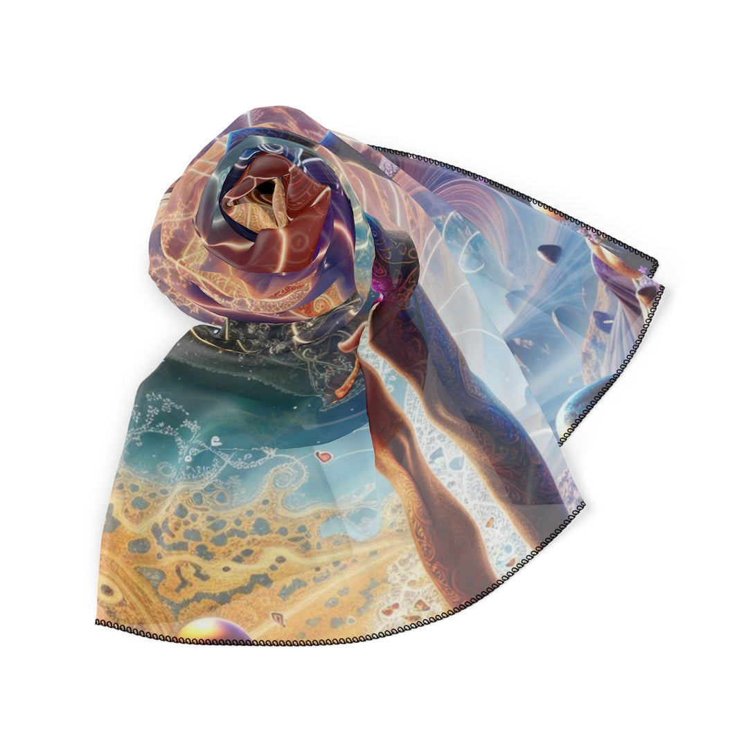 Cosmic Consciousness Awakening - Poly Scarf - Accessories - g(0D·IO) - Poly chiffon - 50" × 50" -