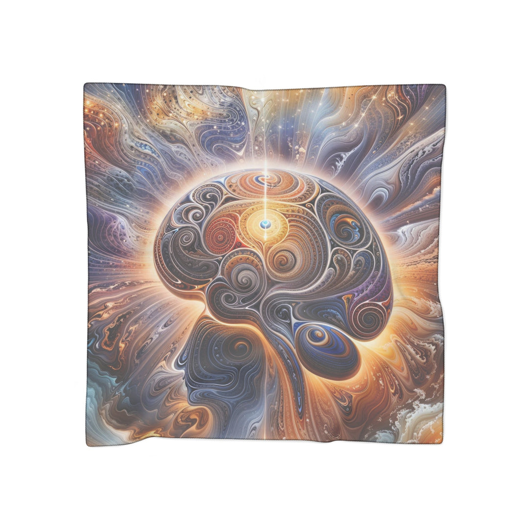 Cosmic Consciousness Awakening - Poly Scarf - Accessories - g(0D·IO) - Poly voile - 25" × 25" -