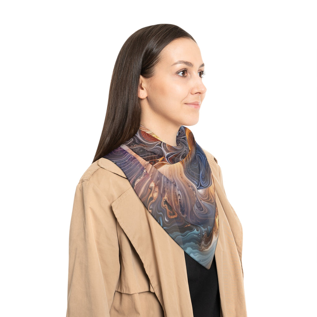 Cosmic Consciousness Awakening - Poly Scarf - Accessories - g(0D·IO) - Poly chiffon - 50" × 50" -