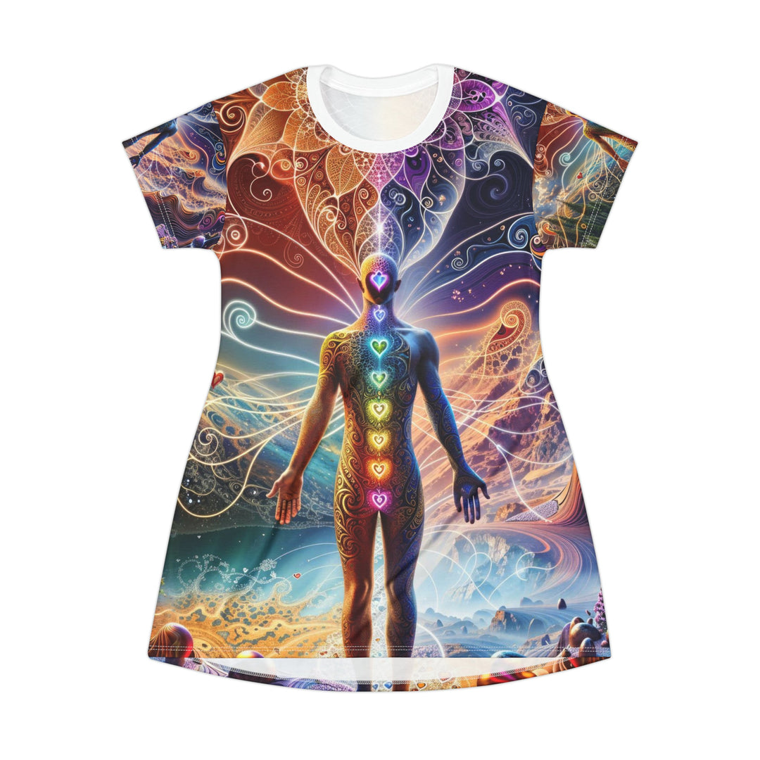 Cosmic Consciousness Awakening - T-Shirt Dress - All Over Prints - g(0D·IO) - XS - -