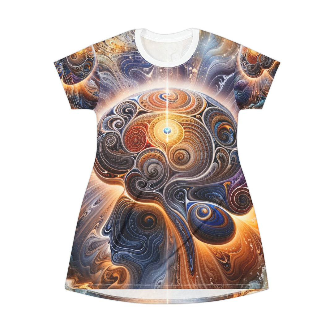 Cosmic Consciousness Awakening - T-Shirt Dress - All Over Prints - g(0D·IO) - XS - -