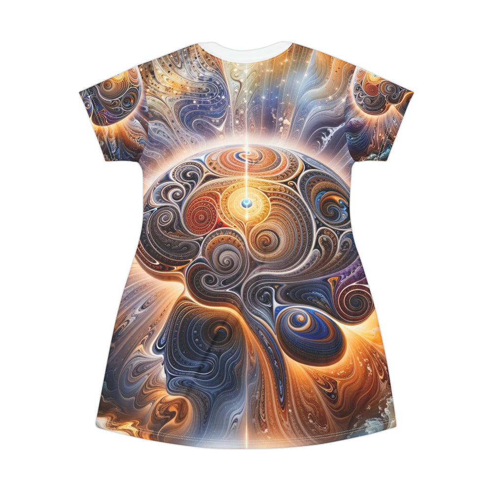 Cosmic Consciousness Awakening - T-Shirt Dress - All Over Prints - g(0D·IO) - XS - -