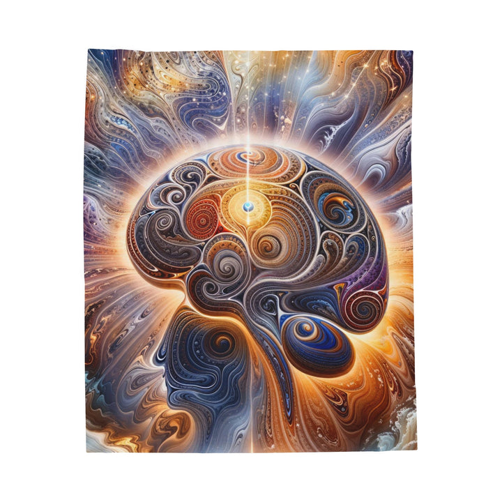 Cosmic Consciousness Awakening - Velveteen Plush Blanket - All Over Prints - g(0D·IO) - 50" × 60" - -