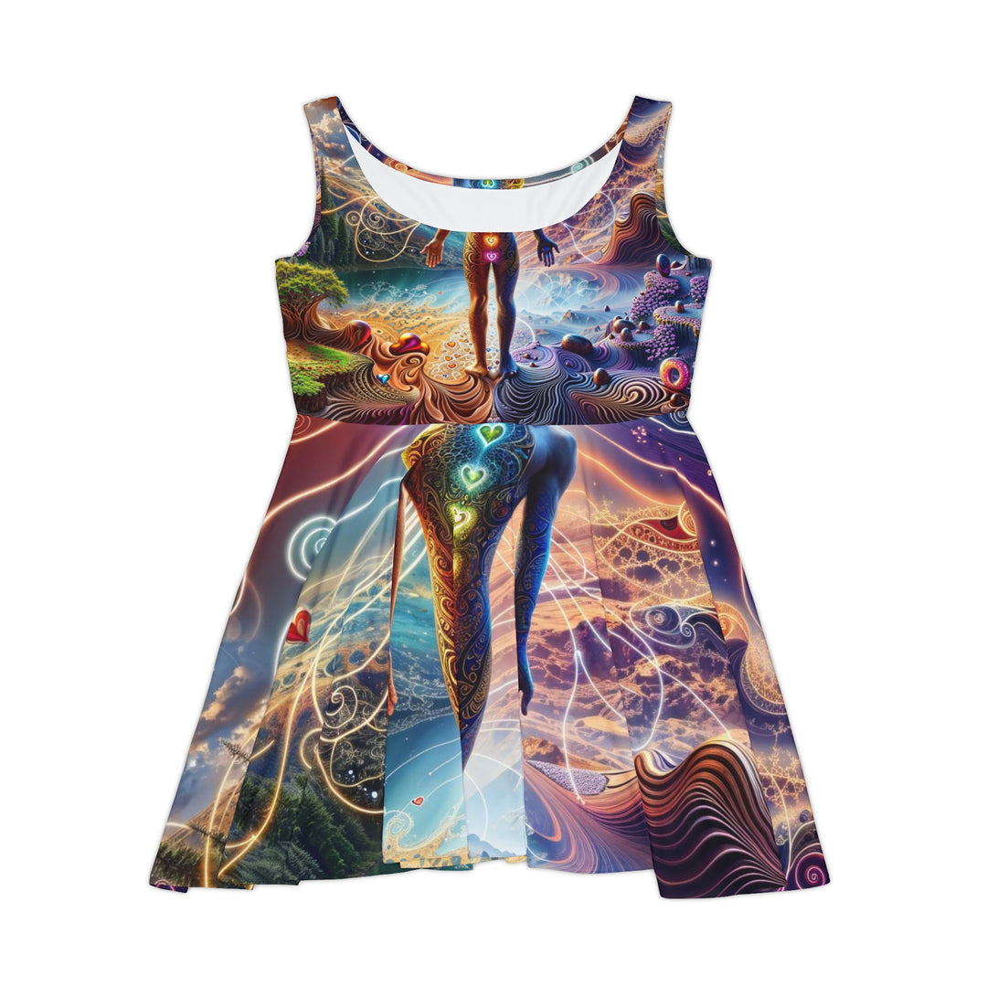 Cosmic Consciousness Awakening - Women's Skater Dress - All Over Prints - g(0D·IO) - XS - -