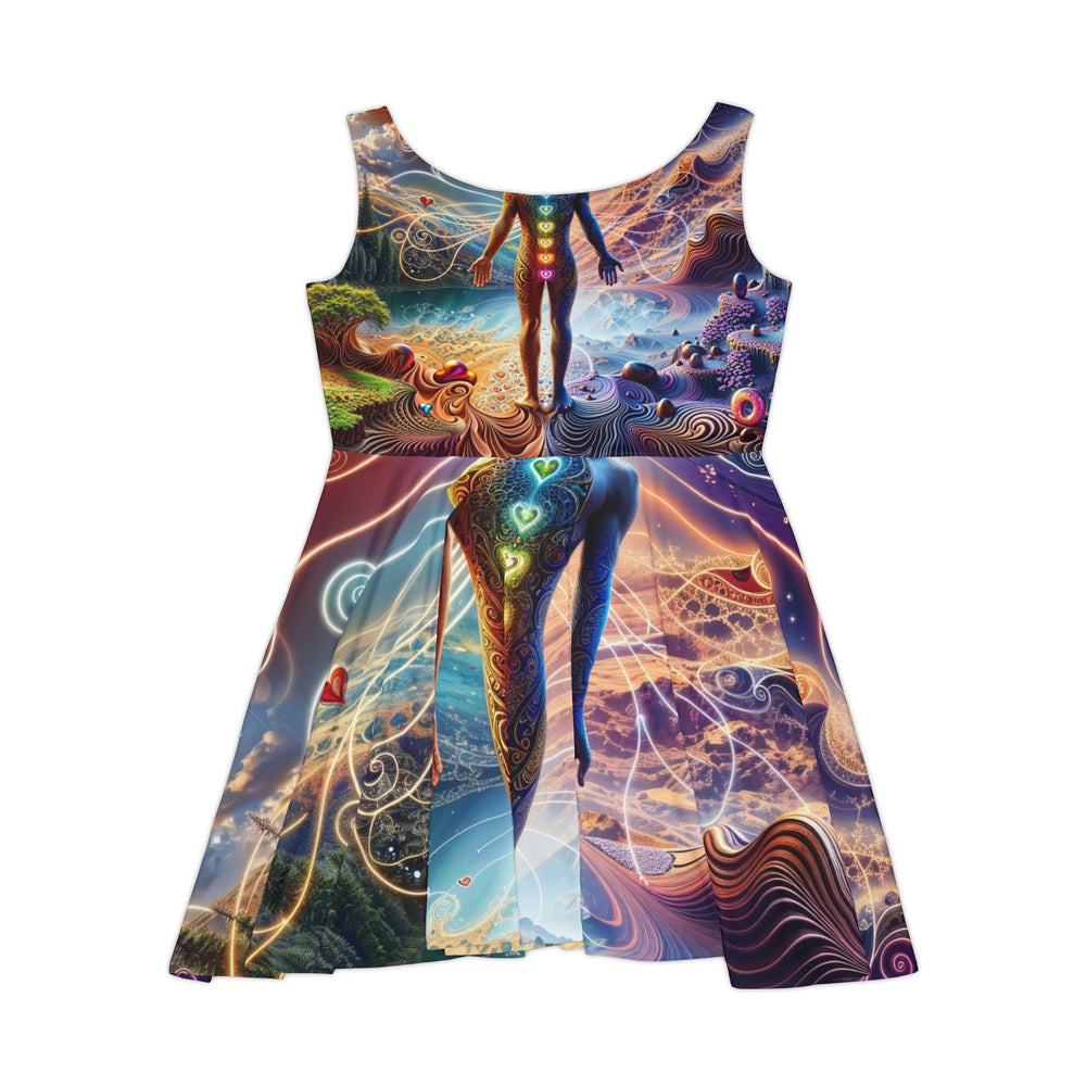 Cosmic Consciousness Awakening - Women's Skater Dress - All Over Prints - g(0D·IO) - XS - -