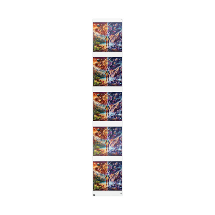 Cosmic Consciousness Awakening - Wrapping Paper - Home Decor - g(0D·IO) - 30" x 180" - Glossy -