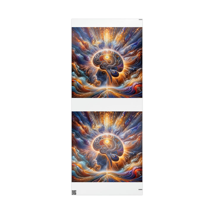 Cosmic Consciousness Awakening - Wrapping Paper - Home Decor - g(0D·IO) - 30'' x 72'' - Glossy -