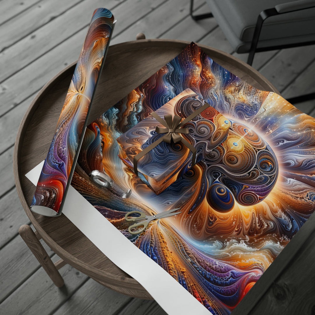 Cosmic Consciousness Awakening - Wrapping Paper - Home Decor - g(0D·IO) - 30'' x 72'' - Matte -